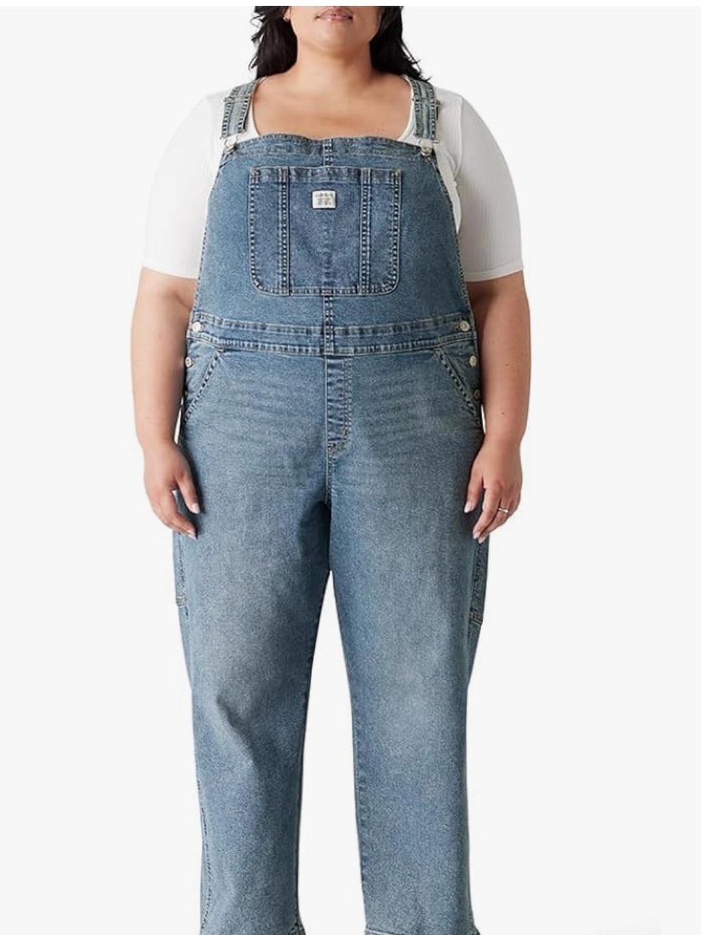 Levi Strauss Singature Gold Woman’s 90’s Heritage Overall Stretch Denim 3XL NWT